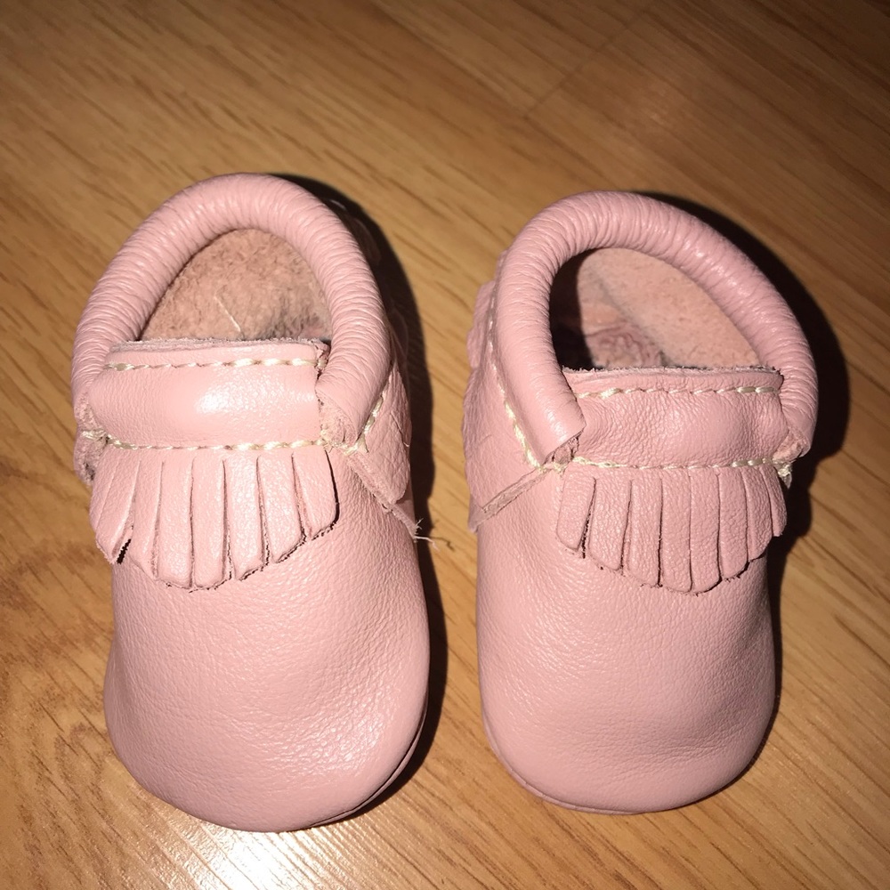 BNIB Blush colored Freshly Picked Moccs - size 1